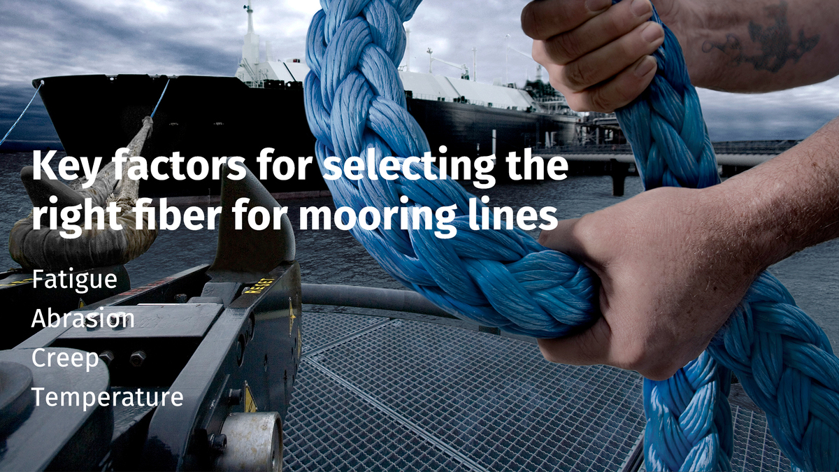 A mooring line for all seasons – Dyneema® SK78 fiber is impervious to temperature
