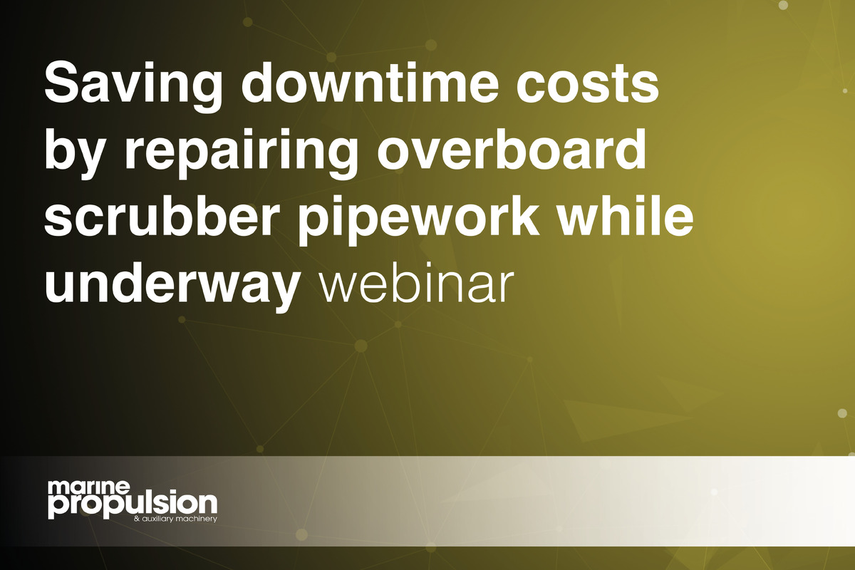 Saving downtime costs by repairing overboard scrubber pipework while underway  