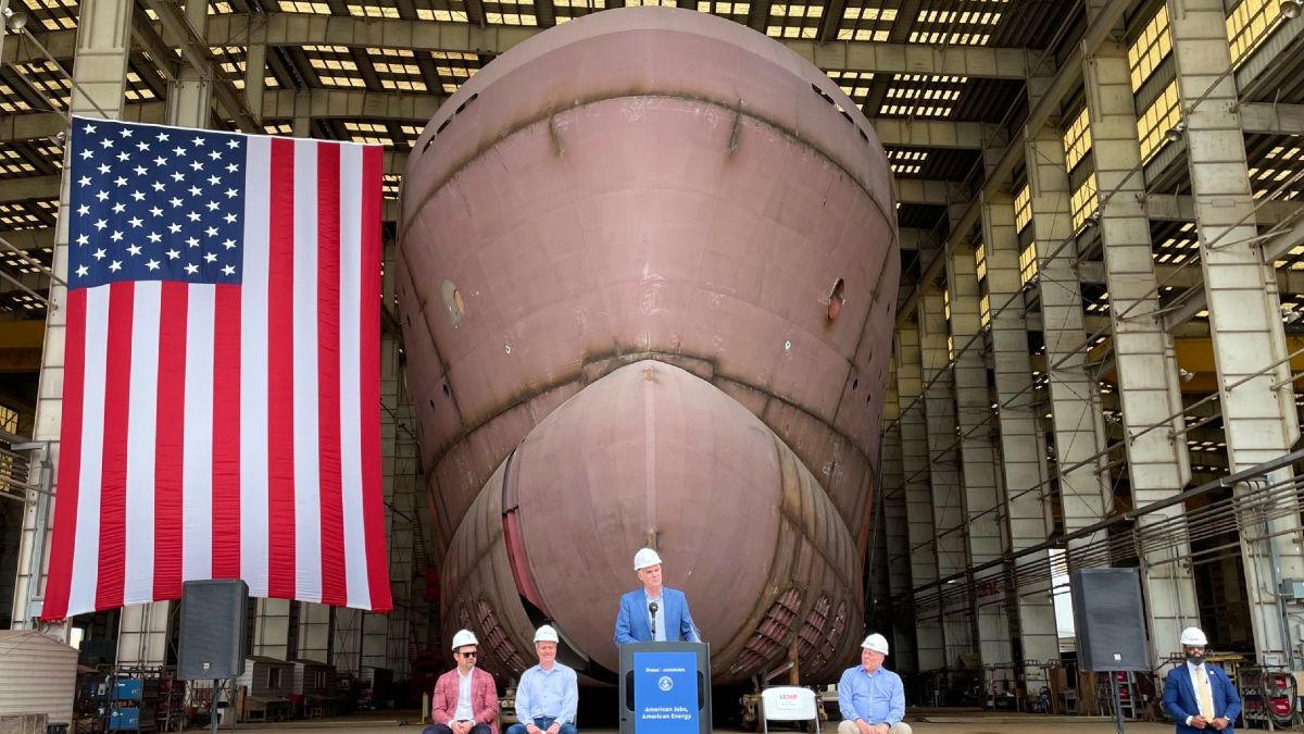 ECO marks milestone in construction of first US-flag SOV